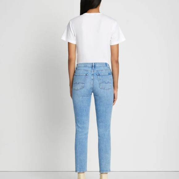 New 7 for All Mankind Size 24 Roxanne Ankle Bailey Current - Picture 2 of 10